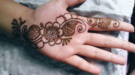 Front Hand Simple Mehndi Design Heart Front Hand Love Simple Heart Mehndi Designs - Prefixword