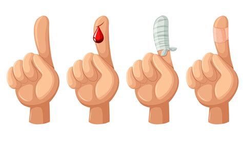 Finger Cut Clipart