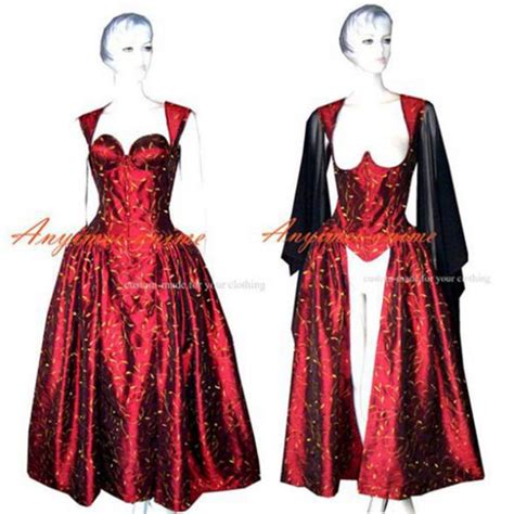 O Dress The Story Of O With Bra Red Taffeta Dress Cosplay Costume Tailor made on Aliexpress.com ...