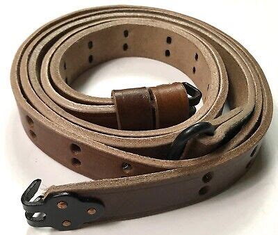 WWII US M1 GARAND RIFLE M1907 LEATHER CARRY SLING-1 inch £13.77 - PicClick UK
