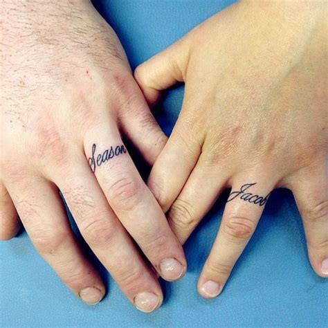 The Most Incredible Ring Tattoo for Body Tattoo (With images) | Wedding ring finger tattoos ...