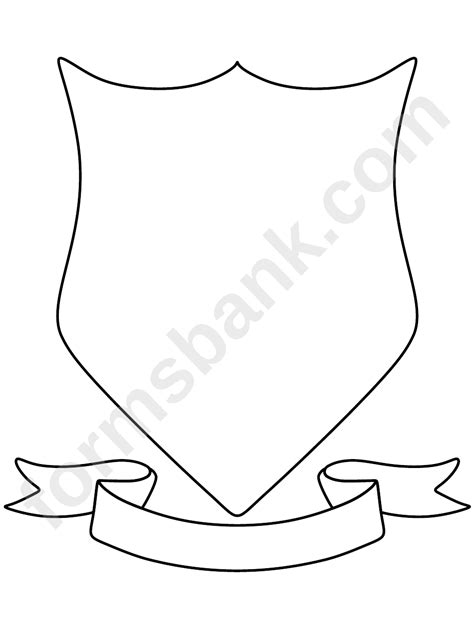 Printable Coat Of Arms Template