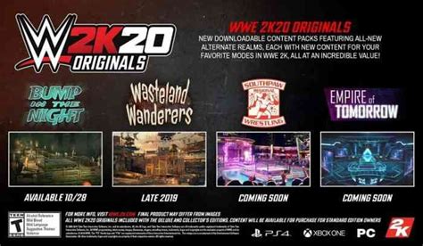 2K Releases Information on WWE 2K20 Originals DLC | COGconnected