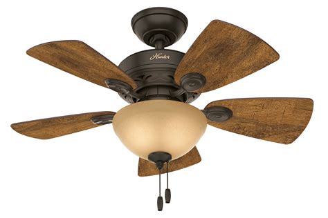 Ceiling Fans Home & Garden Home Indoor Bronze Ceiling Fan Light Hunter ...