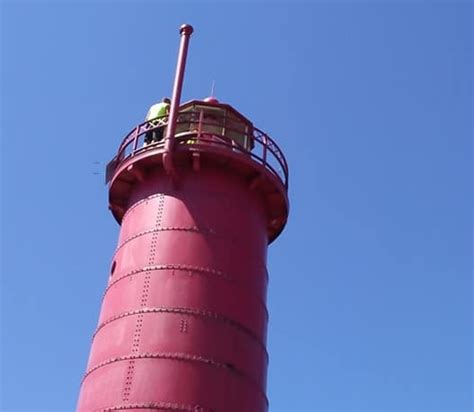 Historic Muskegon lighthouse undergoes renovations - mlive.com