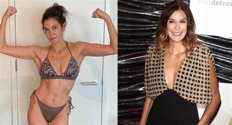 Teri Hatcher shows off bikini body at 55