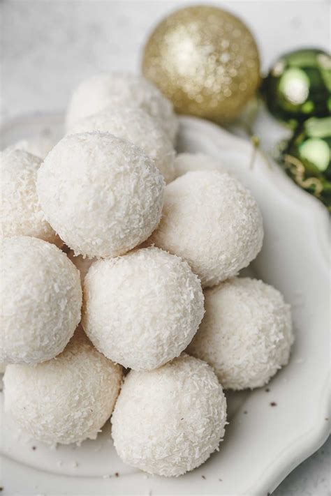 Easy Coconut Balls Recipe - 3 Ingredients only - Sweetly Cakes