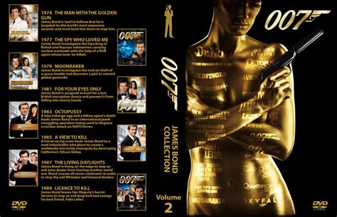 James Bond Collection - Movie DVD Custom Covers - james bond collection - front2 :: DVD Covers