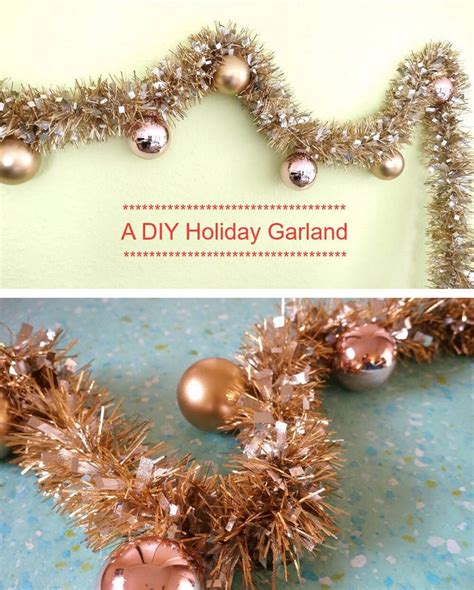 20+ Tinsel Garland Decorating Ideas