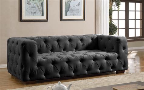 Luxurious Modern Large Tufted Linen Fabric Sofa - Walmart.com