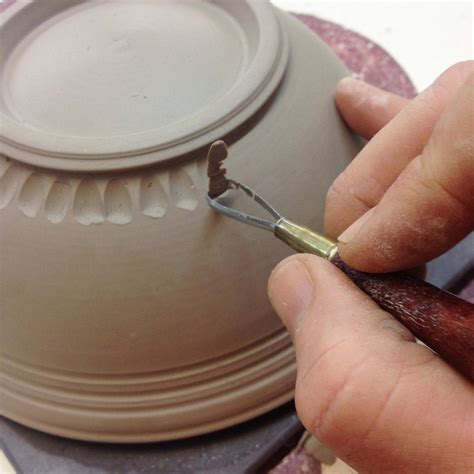bowl carving demo 1 | Pottery, Pottery handbuilding, Clay pottery