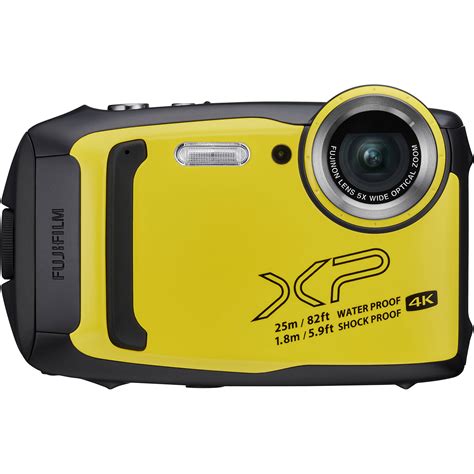 FUJIFILM FinePix XP140 Digital Camera (Yellow) 600020657 B&H