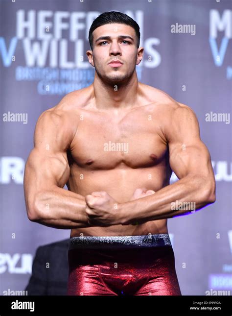 Tommy Fury during the weigh in at Manchester Central Stock Photo - Alamy