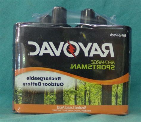 Rayovac 6V Rechargeable Battery, 2pk