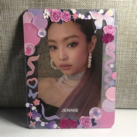jennie kim toploader deco | Polaroid decoration, Sticker decor, Frame card