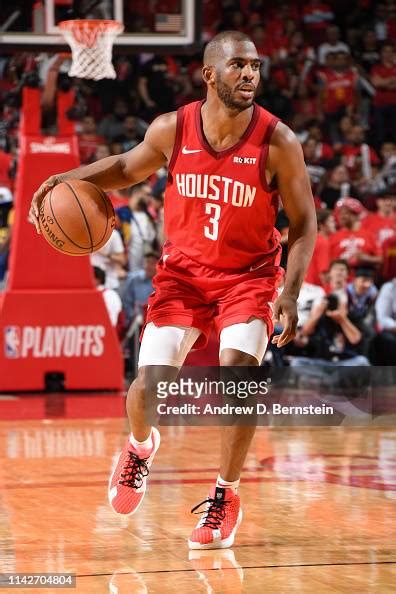 Chris Paul of the Houston Rockets handles the ball against the Golden... News Photo - Getty Images