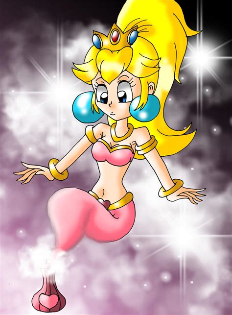 Genie Princess Peach by David3X on DeviantArt
