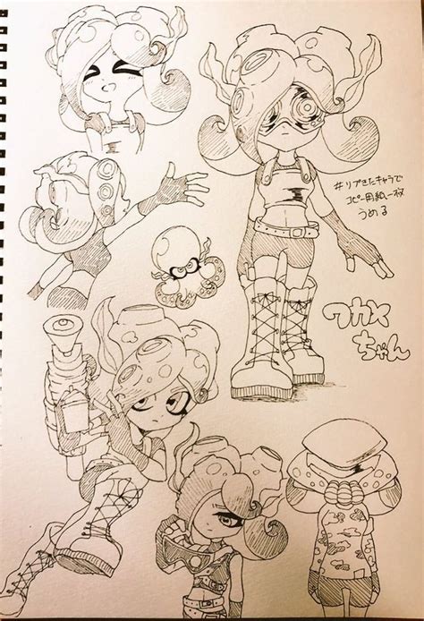 Nintendo Splatoon, Splatoon 2 Art, Splatoon Comics, Nintendo Art, Graffiti Doodles, Cartoon ...