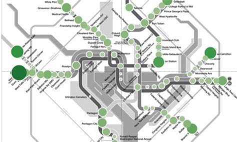 Map: When and where Metrorail fares come from – Greater Greater Washington