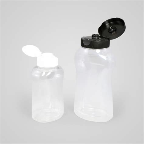 Plastic sauce bottles