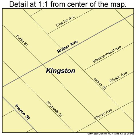 Kingston Pennsylvania Street Map 4239784