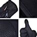 Vbiger Outdoor Cycling Glove Touchscreen Gloves for Smart Phone (Black3 ...