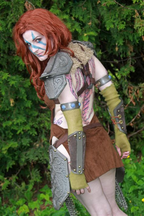 Aela the Huntress Cosplay (back) by AlliApocalips on DeviantArt