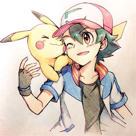 [ IMG] | Pokemon sketch, Ash and pikachu, Pokemon drawings