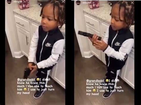 Deceased Rapper King Von's 4 Year Old Son Gets A GUN For Christmas! (Video) - MTO News