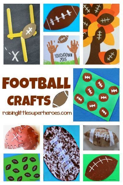 Over 10 Fun Football Crafts For Kids to Tackle | Kindergarten crafts ...