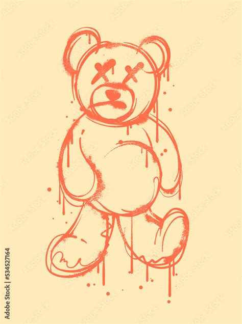 Angry Teddy Bear Drawing