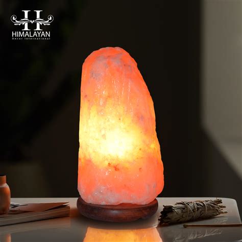 Himalayan Natural Salt Lamp with Amber Light (Small)