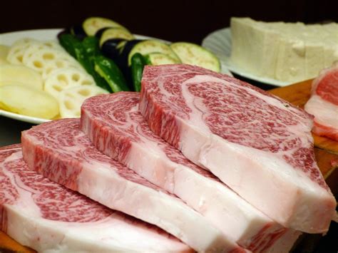 Download Kobe Beef With Prepared Ingredients Wallpaper | Wallpapers.com