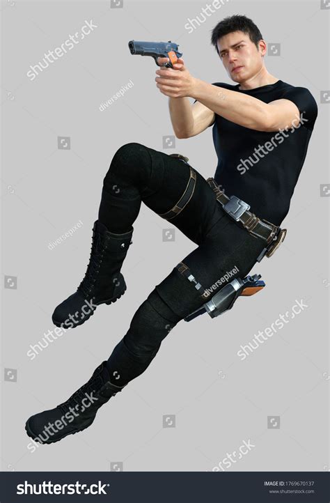 12.688 Poses gun male Bilder, Stockfotos und Vektorgrafiken | Shutterstock