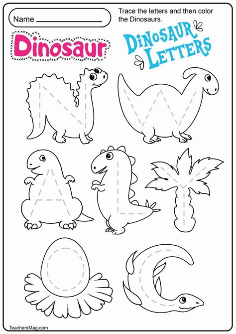 Preschool Coloring Pages Spring Luxury Coloring Pages Dinosaur Alphabet Colo… | Dinosaur ...