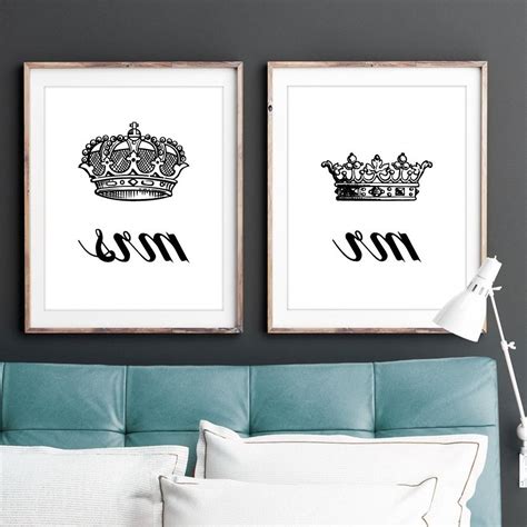 15 Inspirations Mr and Mrs Wall Art