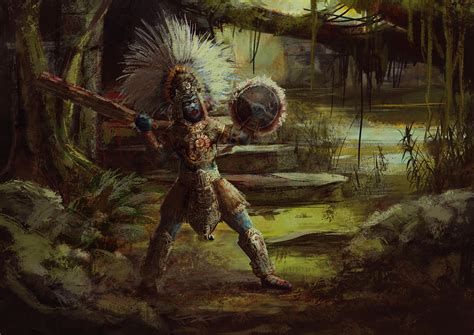 Aztec Gods Sacrifice by TeslaRock on DeviantArt