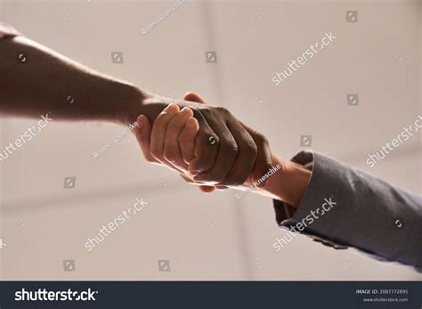 Multicultural Business People Shakehands Greeting Partnership Stock ...