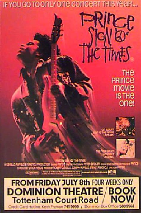 Sign 'o' the Times 1987 British Double Crown Poster - Posteritati Movie Poster Gallery