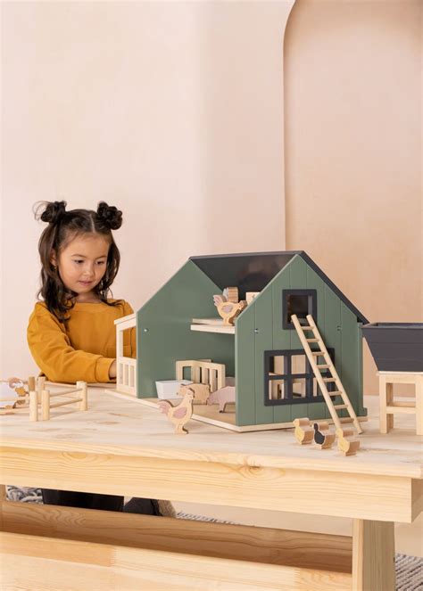 Wooden Barn & Farm Toys | Coco Village | Toy barn, Wooden toy barn, Farm toys