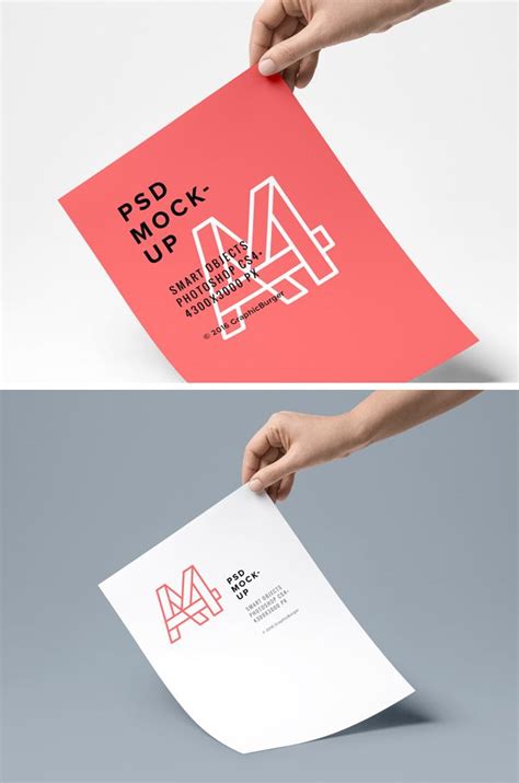 7 Cool Free Psd Mockup Paper - Mockup Hard