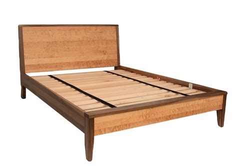 Limited Edition Calvin Walnut/Figured Maple Bed