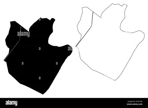 Sargodha City (Islamic Republic of Pakistan, Punjab Province) map vector illustration, scribble ...