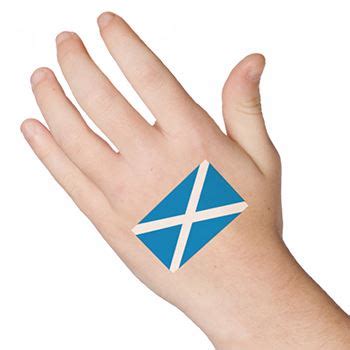 Scotland Flag Tattoo – Tattoo for a week