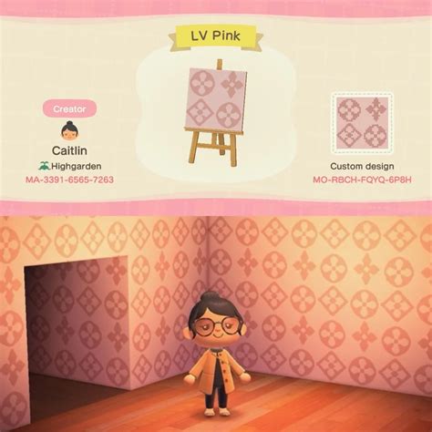 (1) My first design ever — pink Louis Vuitton Wallpaper 🥰 : ACQR | Animal crossing, Animal ...