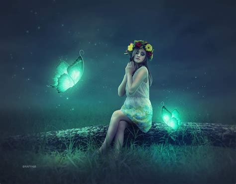 How to Glowing Effect Fantasy Photo Manipulation Photoshop Tutorial - rafy A