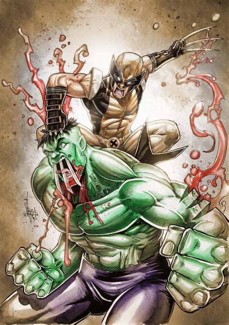 WOLVERINE VS HULK by Vinz-el-Tabanas on DeviantArt