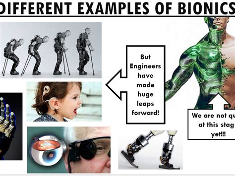 Lesson Powerpoint for Bionics BTEC Engineering Unit 1 | Teaching Resources