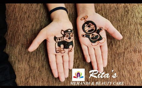 Cartoon Character Mehendi | Mehndi designs for hands, Mehndi designs for kids, Mehendi designs ...