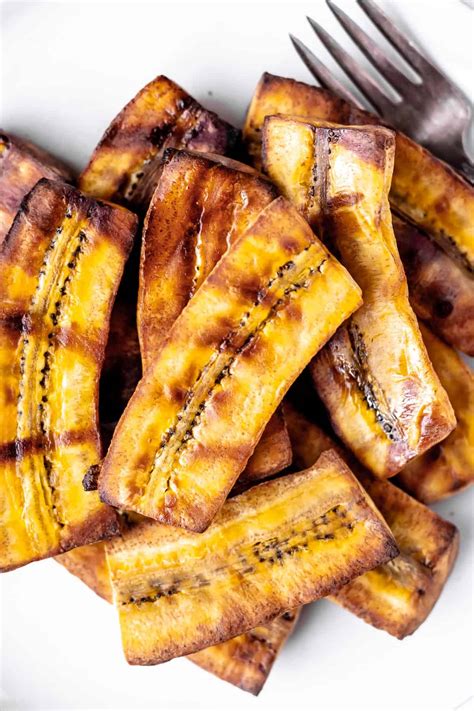 Grilled Plantains - Delicious Little Bites